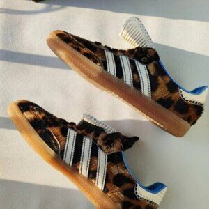 Adidas Samba Wales Bonner Pony Leopard Shoes